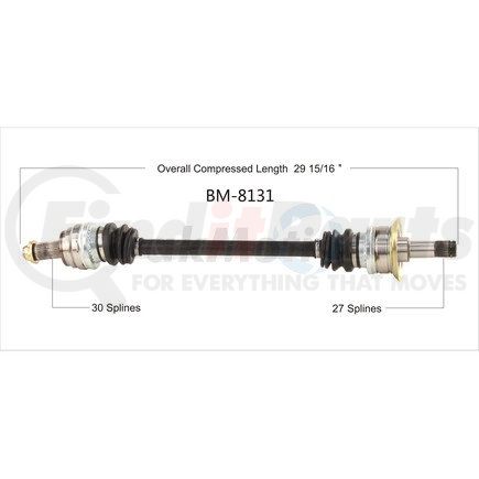 Surtrak Axle BM-8131 