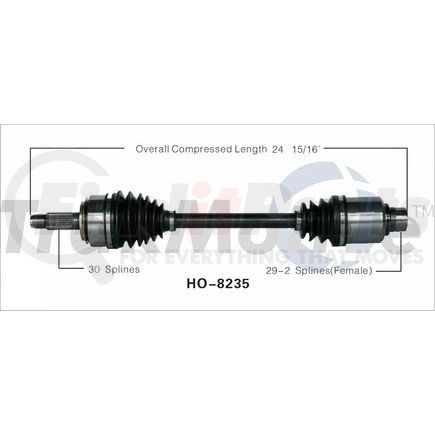 Surtrak Axle HO-8235 