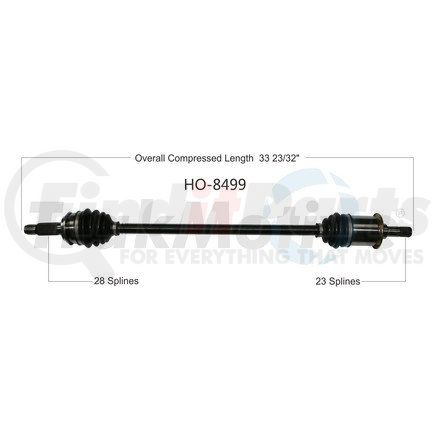 Surtrak Axle HO-8499 