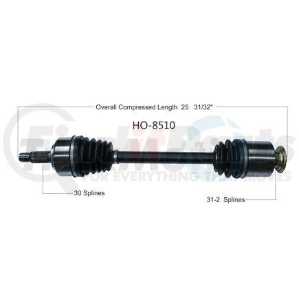 Surtrak Axle HO-8510 SURTRAK AXLE HO-8510 Axle