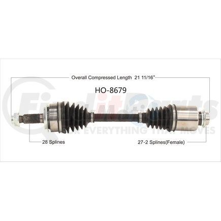 Surtrak Axle HO-8679 