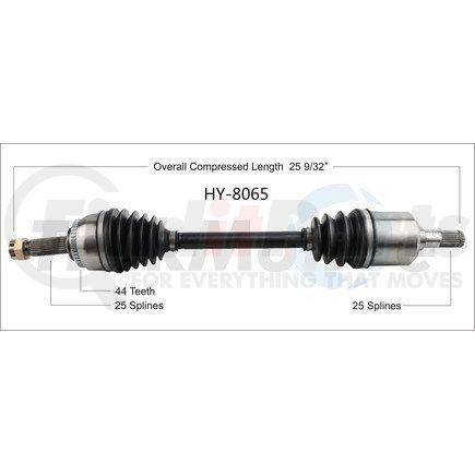 Surtrak Axle HY-8065 SURTRAK AXLE HY-8065 Axle