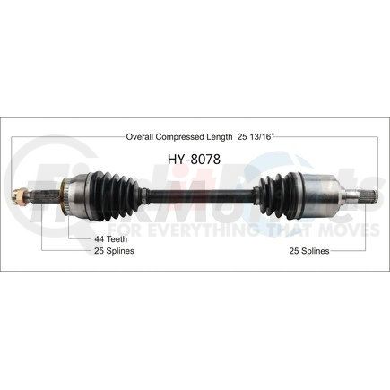 Surtrak Axle HY-8078 SURTRAK AXLE HY-8078 Axle