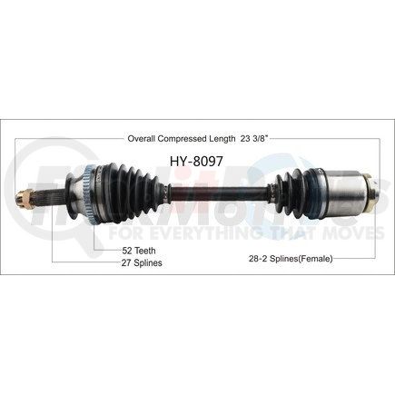 Surtrak Axle HY-8097 