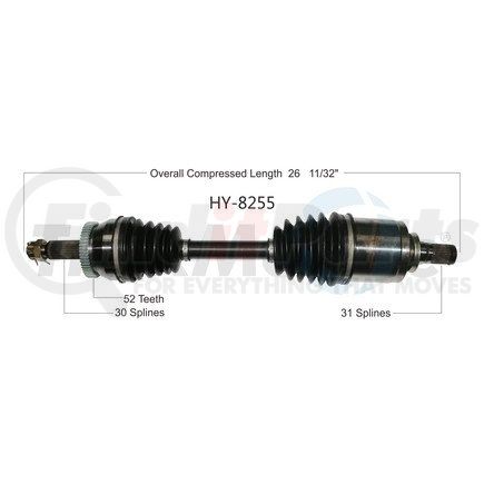 Surtrak Axle HY-8255 