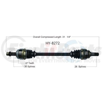 Surtrak Axle HY-8272 SURTRAK AXLE HY-8272 Axle