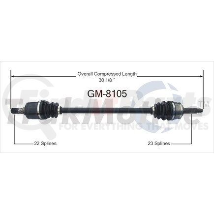 Surtrak Axle GM-8105 