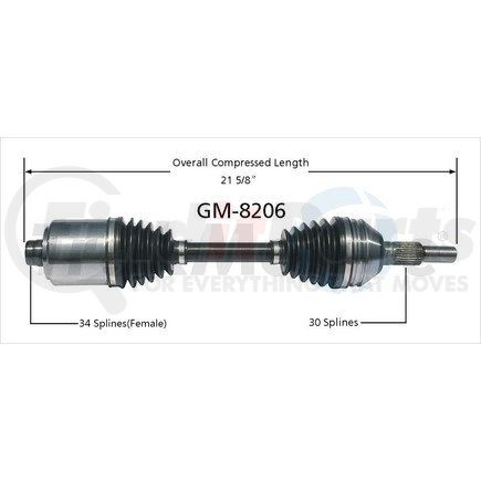 Surtrak Axle GM-8206 SURTRAK AXLE GM-8206 Axle