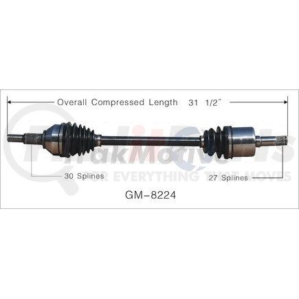 Surtrak Axle GM-8224 