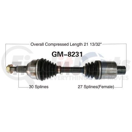 Surtrak Axle GM-8231 