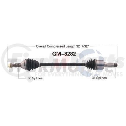 Surtrak Axle GM-8282 