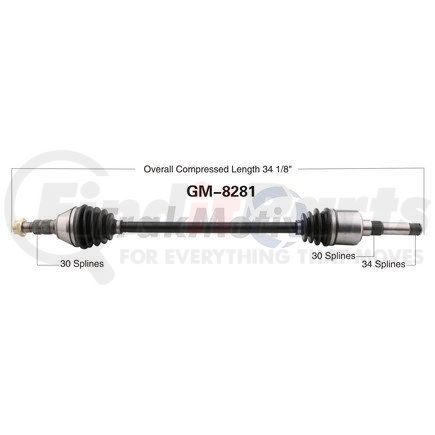 Surtrak Axle GM-8281 