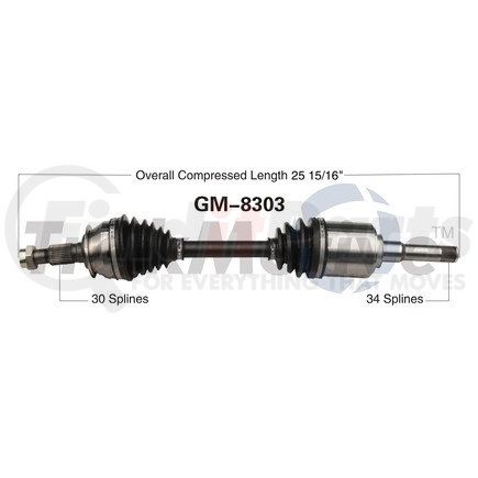 Surtrak Axle GM-8303 