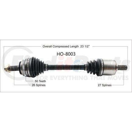 Surtrak Axle HO-8003 SURTRAK AXLE HO-8003 Axle