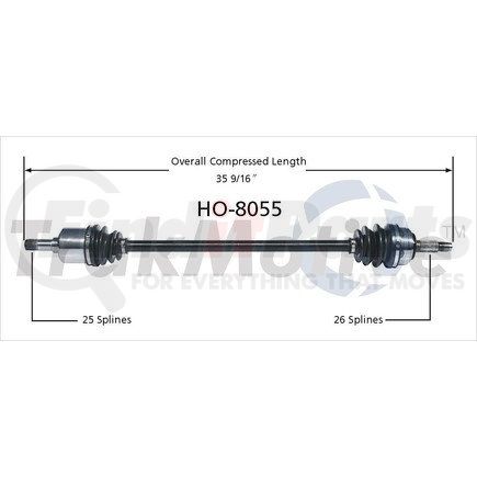 Surtrak Axle HO-8055 SURTRAK AXLE HO-8055 Other Parts