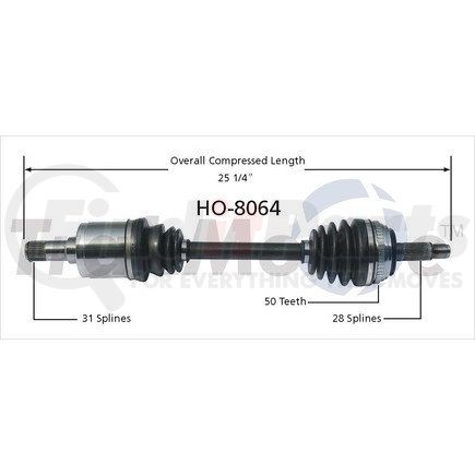 Surtrak Axle HO-8064 SURTRAK AXLE HO-8064 Axle