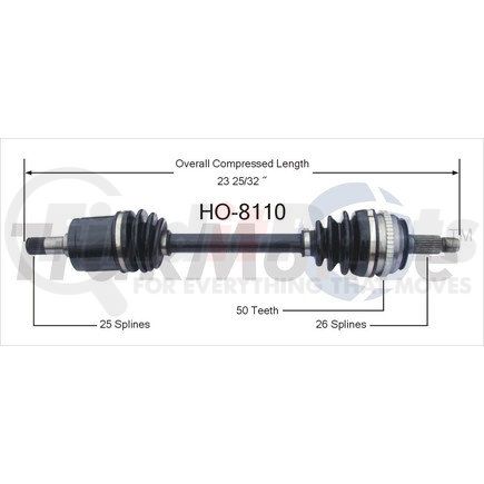 Surtrak Axle HO-8110 SURTRAK AXLE HO-8110 Axle