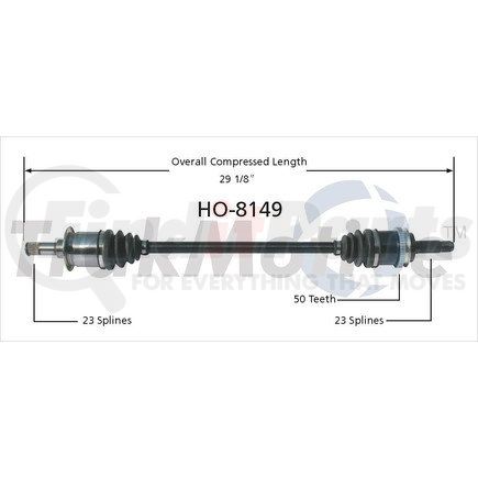 Surtrak Axle HO-8149 