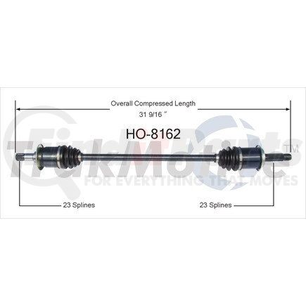 Surtrak Axle HO-8162 