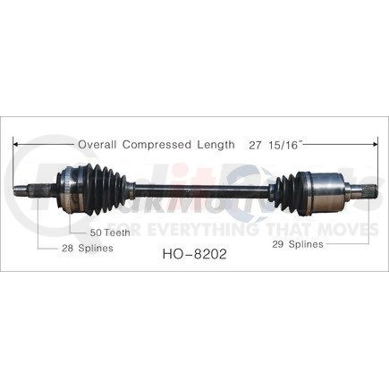 Surtrak Axle HO-8202 SURTRAK AXLE HO-8202 Axle