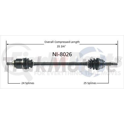 Surtrak Axle NI-8026 SURTRAK AXLE NI-8026 Other Commercial Truck Parts