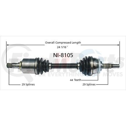 Surtrak Axle NI-8105 SURTRAK AXLE NI-8105 Other Parts