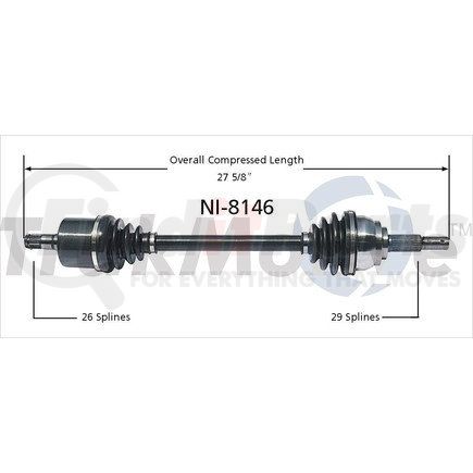 Surtrak Axle NI-8146 SURTRAK AXLE NI-8146 Axle