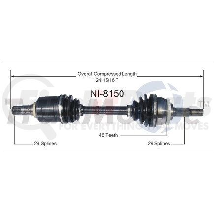 Surtrak Axle NI-8150 SURTRAK AXLE NI-8150 Axle