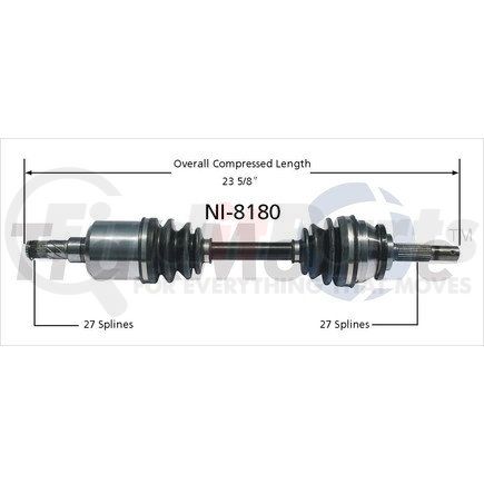 Surtrak Axle NI-8180 SURTRAK AXLE NI-8180 Other Parts