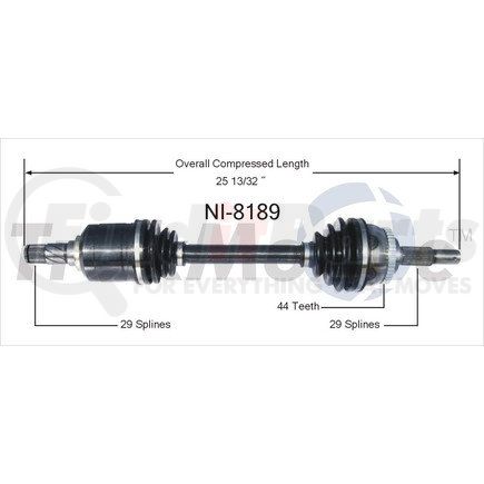 Surtrak Axle NI-8189 SURTRAK AXLE NI-8189 Axle