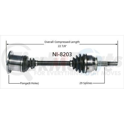 Surtrak Axle NI-8203 SURTRAK AXLE NI-8203 Axle