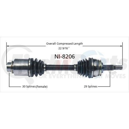 Surtrak Axle NI-8206 SURTRAK AXLE NI-8206 Axle