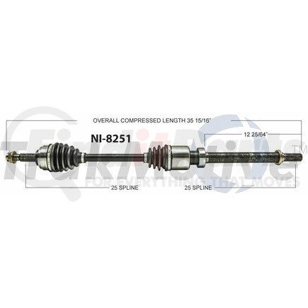 Surtrak Axle NI-8251 SURTRAK AXLE NI-8251 Axle