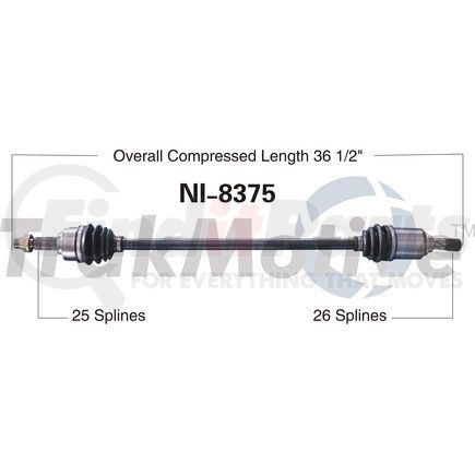 Surtrak Axle NI-8375 SURTRAK AXLE NI-8375 Axle