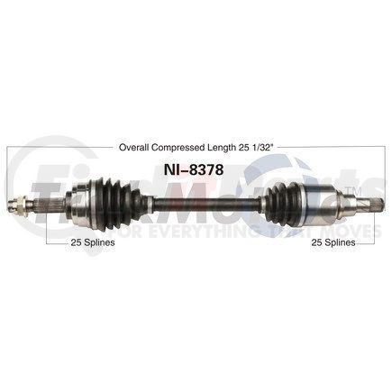 Surtrak Axle NI-8378 SURTRAK AXLE NI-8378 Axle