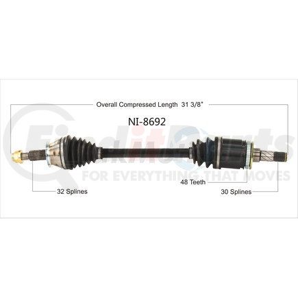 Surtrak Axle NI-8692 