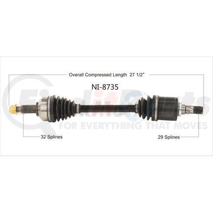 Surtrak Axle NI-8735 