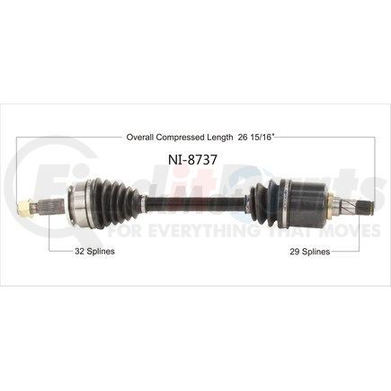 Surtrak Axle NI-8737 