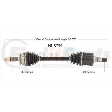 Surtrak Axle NI-8739 