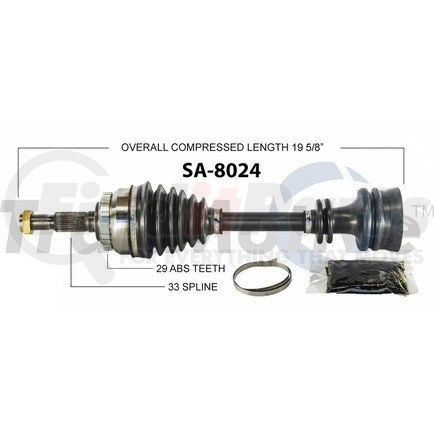 Surtrak Axle SA-8024 