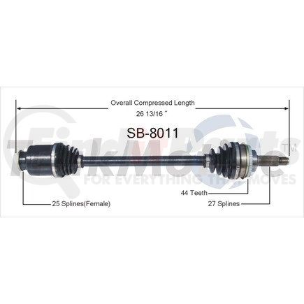 Surtrak Axle SB-8011 SURTRAK AXLE SB-8011 Other Parts