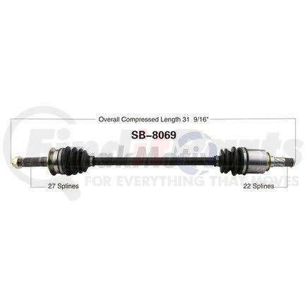 Surtrak Axle SB-8069 