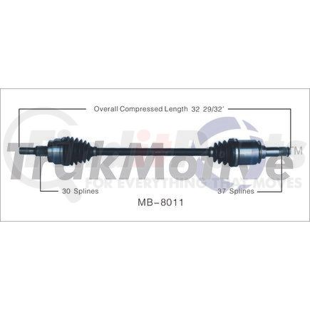 Surtrak Axle MB-8011 SURTRAK AXLE MB-8011 Other Parts