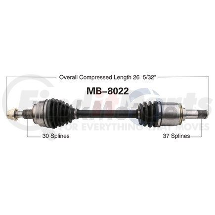 Surtrak Axle MB-8022 SURTRAK AXLE MB-8022 Axle