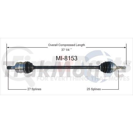 Surtrak Axle MI-8153 