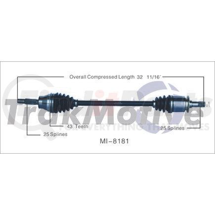 Surtrak Axle MI-8181 