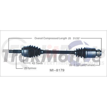 Surtrak Axle MI-8179 