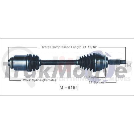 Surtrak Axle MI-8184 SURTRAK AXLE MI-8184 Axle