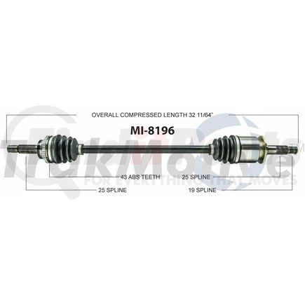 Surtrak Axle MI-8196 SURTRAK AXLE MI-8196 Axle