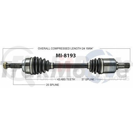 Surtrak Axle MI-8193 